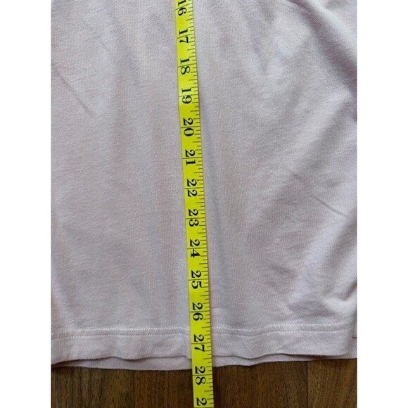 Victoria's Secret PINK Women's S Long Sleeve Shirt Dog Light Pink Strappy V-Neck - Picture 15 of 15